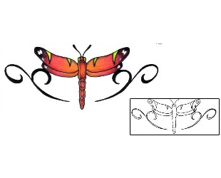 Dragonfly Tattoo Specific Body Parts tattoo | PVF-00372