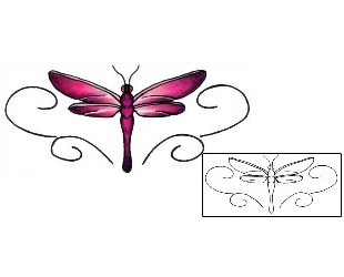 Dragonfly Tattoo Specific Body Parts tattoo | PVF-00374