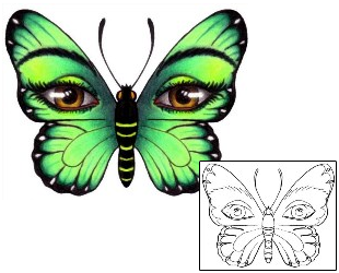 Butterfly Tattoo Miscellaneous tattoo | PVF-00399