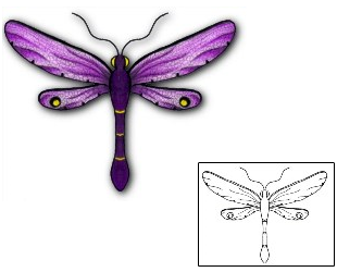Dragonfly Tattoo Specific Body Parts tattoo | PVF-00426