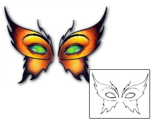 Butterfly Tattoo Specific Body Parts tattoo | PVF-00434