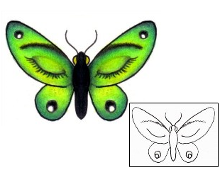 Butterfly Tattoo Specific Body Parts tattoo | PVF-00442