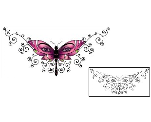 Dragonfly Tattoo Specific Body Parts tattoo | PVF-00444