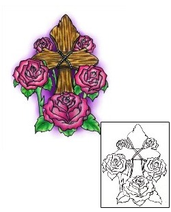 Rose Tattoo Religious & Spiritual tattoo | PVF-00573