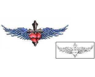 Sacred Heart Tattoo Specific Body Parts tattoo | PVF-00585