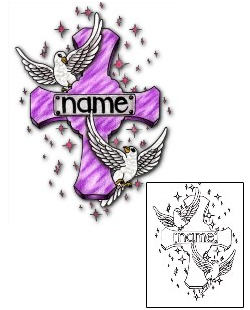 Cross Tattoo Religious & Spiritual tattoo | PVF-00594