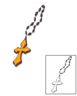 Rosary Beads Tattoo Religious & Spiritual tattoo | PVF-00644