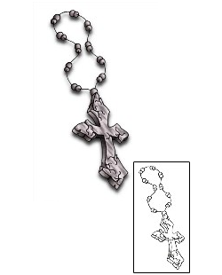 Rosary Beads Tattoo Religious & Spiritual tattoo | PVF-00646