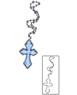 Rosary Beads Tattoo Religious & Spiritual tattoo | PVF-00648