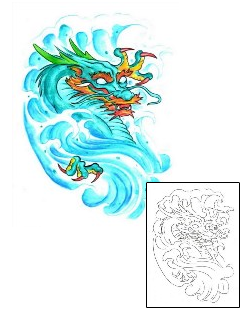 Dragon Tattoo Mythology tattoo | PYF-00017