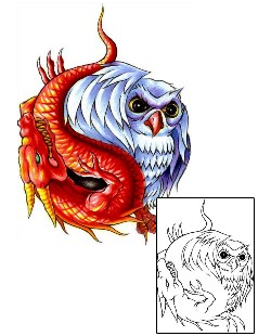 Scary Tattoo Mythology tattoo | QDF-00018