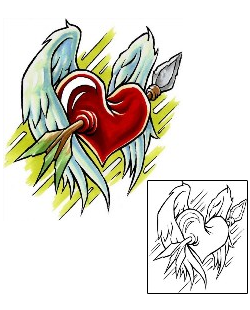 Heart Tattoo For Women tattoo | QDF-00022