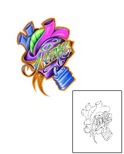 Lock & Key Tattoo Miscellaneous tattoo | RBF-00032