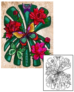 Flower Tattoo Plant Life tattoo | RCF-00002