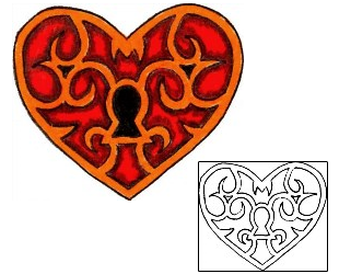 Heart Tattoo For Women tattoo | RIF-00320