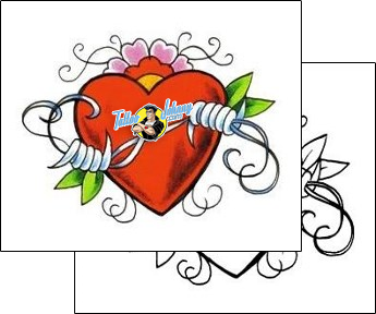 Heart Tattoo flower-tattoos-josh-rowan-rnf-00109