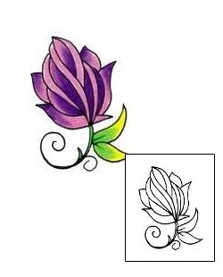 Flower Tattoo Plant Life tattoo | RNF-00139