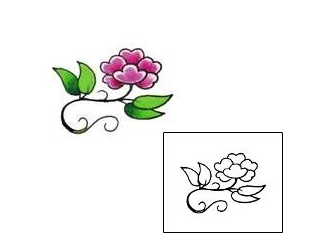 Flower Tattoo Plant Life tattoo | RNF-00155