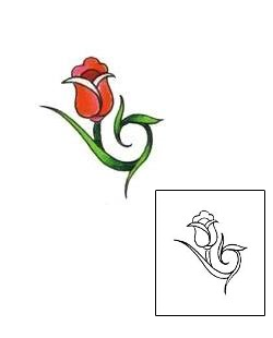 Flower Tattoo Plant Life tattoo | RNF-00181