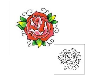 Flower Tattoo Plant Life tattoo | RNF-00186