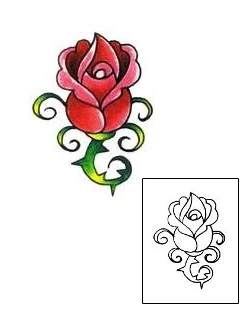 Flower Tattoo Plant Life tattoo | RNF-00194