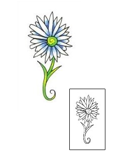 Flower Tattoo Plant Life tattoo | RNF-00243