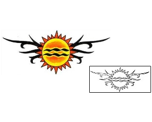 Sun Tattoo Tattoo Styles tattoo | RNF-00328
