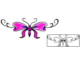 Picture of Butterfly Bow Tattoo