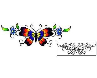Butterfly Tattoo Specific Body Parts tattoo | RNF-00420