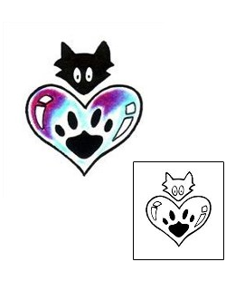 Heart Tattoo Animal tattoo | RNF-00524