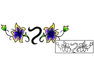 Flower Tattoo Plant Life tattoo | RNF-00541