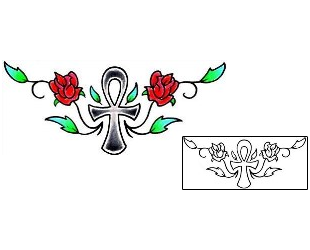 Rose Tattoo Specific Body Parts tattoo | RNF-00642