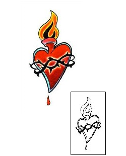 Heart Tattoo Religious & Spiritual tattoo | RNF-00649