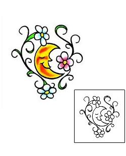 Celestial Tattoo Plant Life tattoo | RNF-00671
