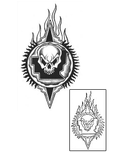 Skull Tattoo Horror tattoo | ROF-00021