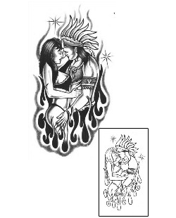 Warrior Tattoo For Women tattoo | ROF-00033