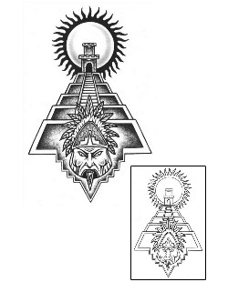 Aztec Tattoo Ethnic tattoo | ROF-00049