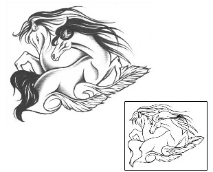 Horse Tattoo Animal tattoo | ROF-00052