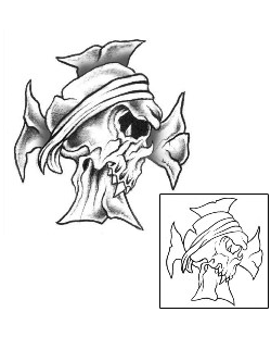 Skull Tattoo Horror tattoo | ROF-00067