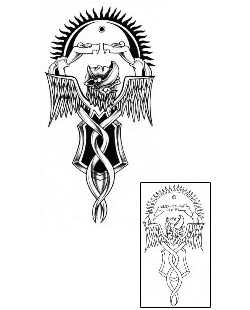 Aztec Tattoo Astronomy tattoo | ROF-00072