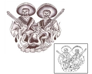 Mexican Tattoo Ethnic tattoo | ROF-00075