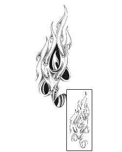 Fire – Flames Tattoo Miscellaneous tattoo | ROF-00078