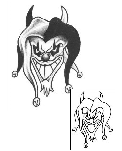 Joker - Jester Tattoo Mythology tattoo | ROF-00080
