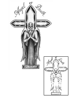 Angel Tattoo Religious & Spiritual tattoo | ROF-00098