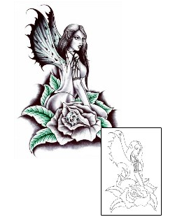 Rose Tattoo Nakesha Fairy Tattoo