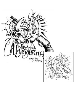 Skull Tattoo Horror tattoo | ROF-00135