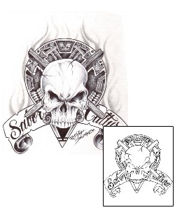 Skull Tattoo Miscellaneous tattoo | ROF-00141