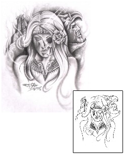 Aztec Tattoo Ethnic tattoo | ROF-00142