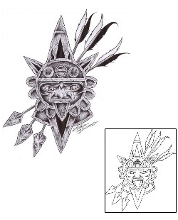 Aztec Tattoo Ethnic tattoo | ROF-00143