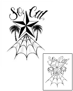Spider Web Tattoo So Cal Nautical Star Tattoo